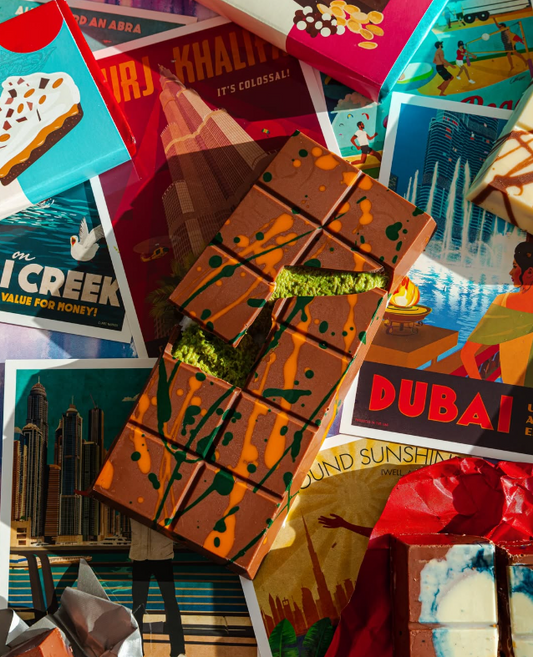 \FIX Dessert Chocolatier. Dubai chocolate pistachio kunafa
luxury Middle Eastern dessert
artisanal chocolate dessert. special occasion gourmet chocolate