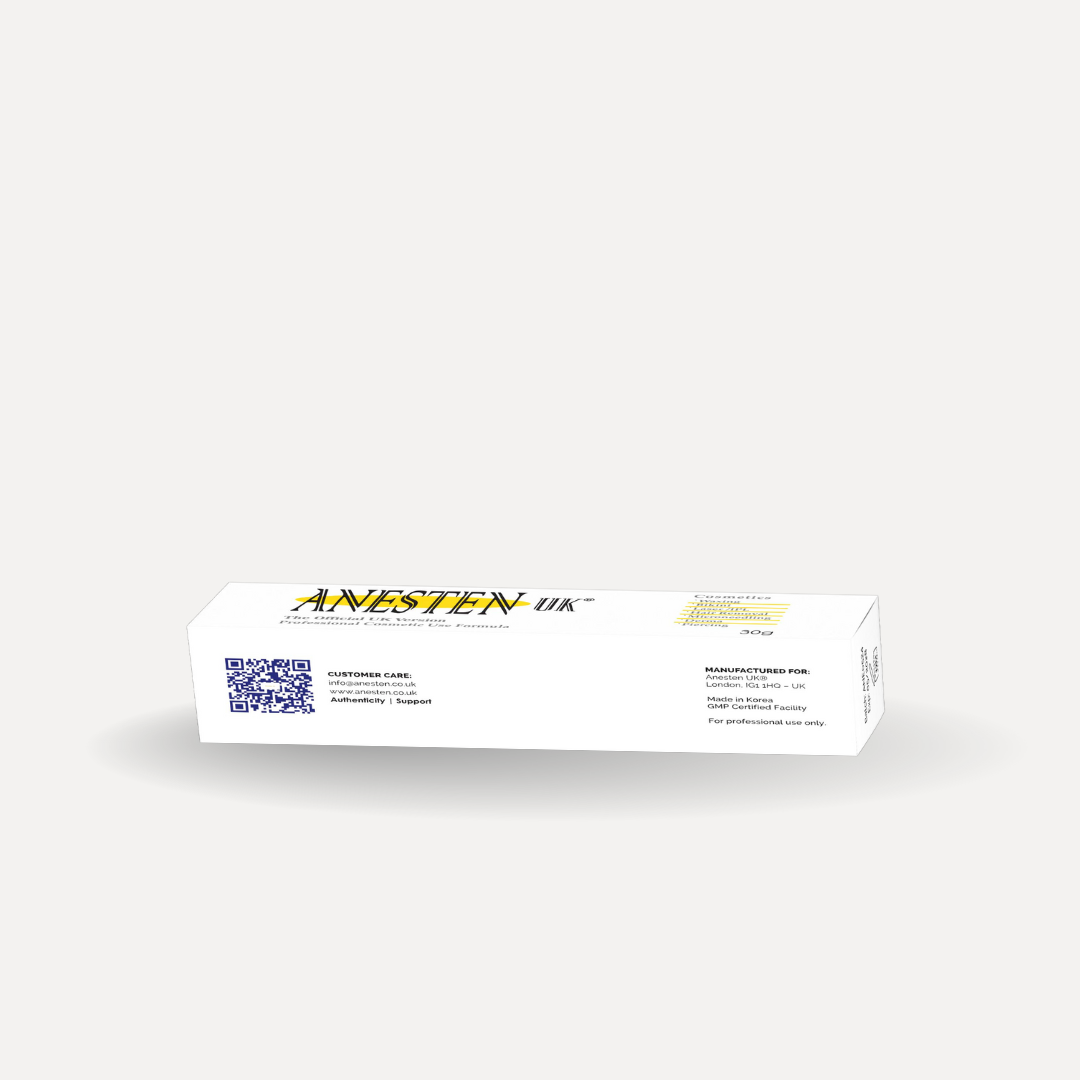 Anesten UK 30g cosmetic preparation cream for professional beauty treatments
Anesten UK 30g skin prep cream for cosmetic procedures
Professional pre-treatment cream Anesten UK 30g for salons and clinics
Anesten UK 30g beauty treatment preparation cream
up