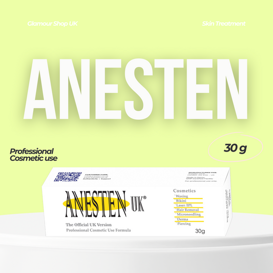 Anesten UK 30g cosmetic preparation cream for professional beauty treatments

Anesten UK 30g skin prep cream for cosmetic procedures

Professional pre-treatment cream Anesten UK 30g for salons and clinics

Anesten UK 30g beauty treatment preparation cream
